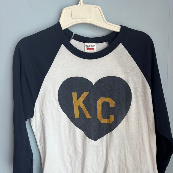 Charlie Hustle KC Heart Baseball T-Shirt Size Small - Picture 3 of 9